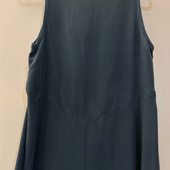 Club Monaco Women’s Sleeveless Blue Silk High-Low Dress Size 00 - Picture 5 of 6